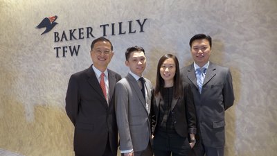 (L-R): Baker Tilly TFW Managing Partner, Sim Guan Seng; Deal Advisory Partner, Mun Siong Yoong; Assurance Partner, Guo Shuqi; Assurance Practice Leader, Joshua Ong.