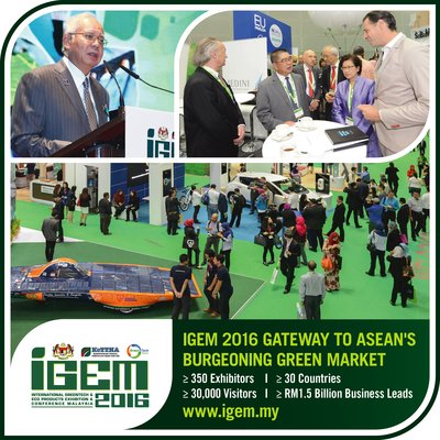 IGEM 2016 Gateaway to ASEAN’S Burgeoning Green Market