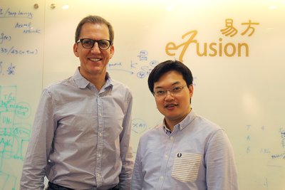 Daniel Heyler (left) joins eFusion Capital as CEO, (right) Fred Wong CIO