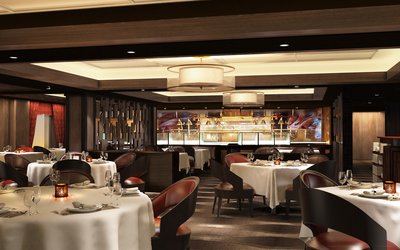 Cagney's Steakhouse features sophisticated American Cuisine