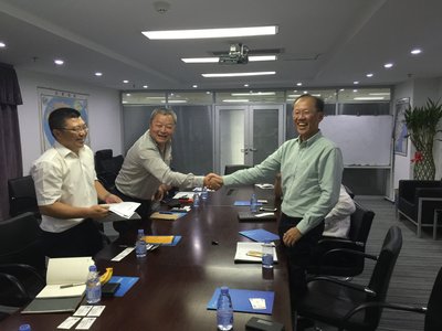 SGS颜立新先生和闽海能源陈国梁先生签署合作协议