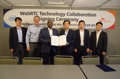 英特尔与韩国SK电讯签署合作备忘录