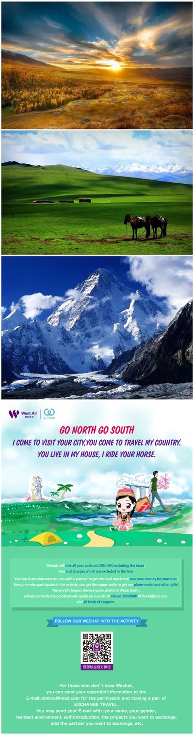 GO NORTH GO SOUTH: Travel Exchange, Live Younger in Another Way