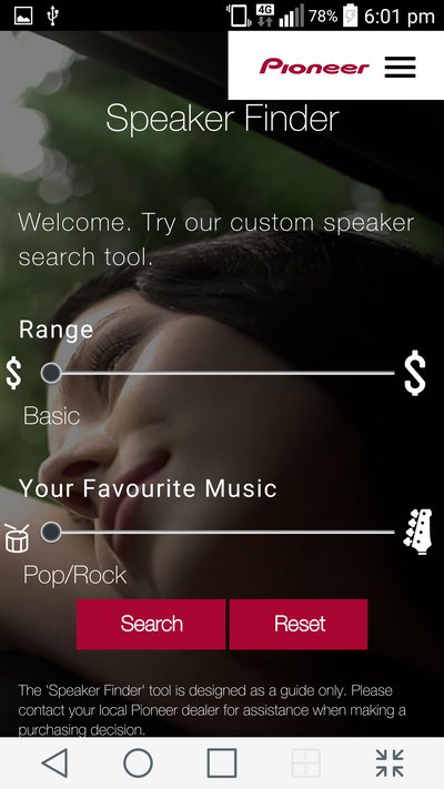 The microsite is also optimised for mobile devices