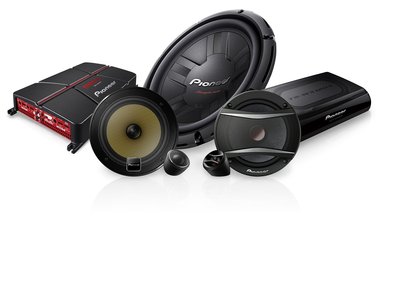 Pioneer's award winning speakers and shallow subwoofers