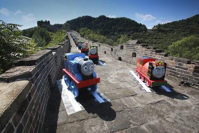 Thomas & Friends introduced its first friend - Yong Bao on the Great Wall