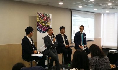 Panelists sharing their insights for PR Newswire&rsquo;s Hong Kong Media Coffee on 29 September.