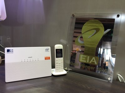 The “3-in-1 Connected Home Solution” serves as a single gateway for Internet connectivity, voice communication and smart home monitoring.