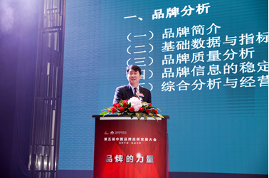 中国品牌发展公益基金首席专家周云发布报告和榜单
