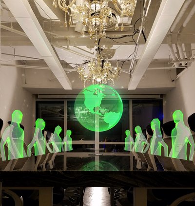 中国设计师郑见伟用直播跨国推广绿色照明理念