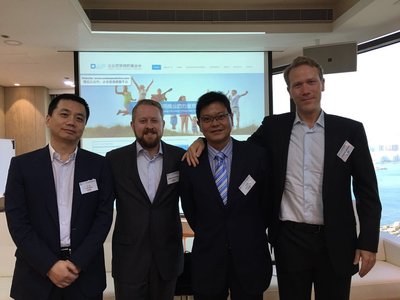 (From Left) Mr. Louie Shen, Mr. Nathan Simmons, Mr. Michael Yip, Mr. Edward Lashinski