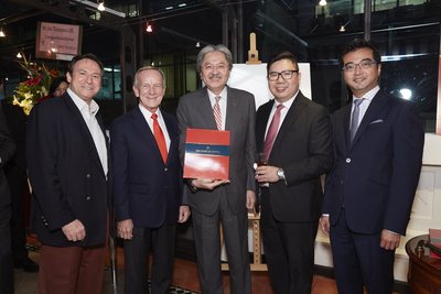 Jim Thompson hosts a private book signing to present his book to partners and government dignitaries on November 1, 2016