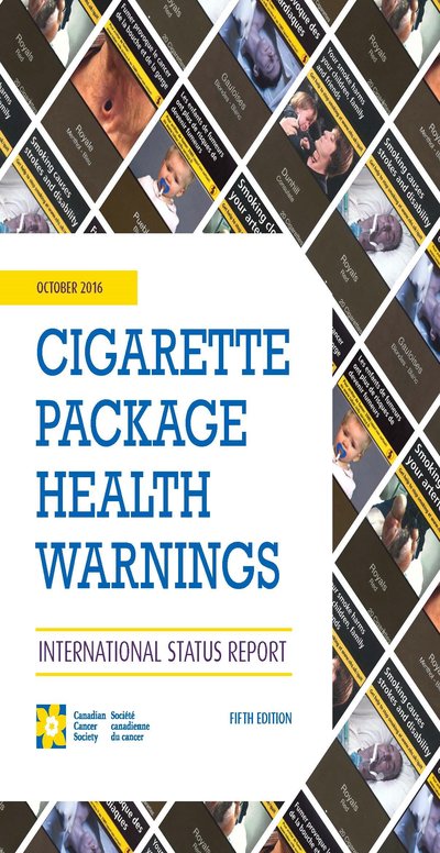 Cigarette package health warnings