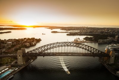 Sydney Harbour aerial - Credit: Destination NSW