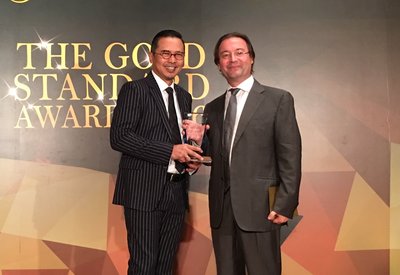 FrieslandCampina Asia has won the 2016 Gold Standard Award for Regional Corporate Citizenship