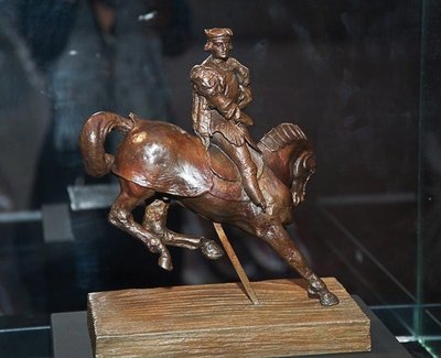 利奥纳多-达-芬奇《马与骑手》