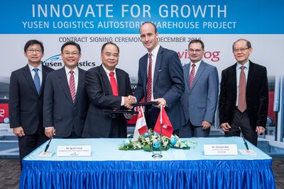 YUSEN Logistics Awards Swisslog with Innovative AutoStore Automated Warehouse Contract in Singapore