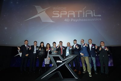 X-Spatial Management and Honorable guests attended X-Spatial Technology Grand Launch today and the lighting ceremony.