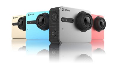 萤石S5运动相机有四种颜色可供选择