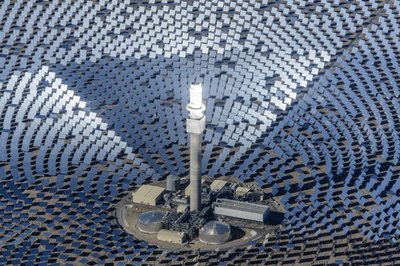 SolarReserve's Crescent Dunes Solar Energy Facility, in commercial operation in Nevada USA, delivers both 110 megawatts of power plus 1,100 megawatt-hours of energy storage