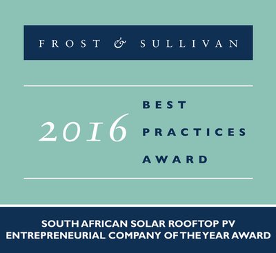 Frost & Sullivan Commends SolarAfrica for Altering the Landscape of the Solar Rooftop PV Industry in South Africa