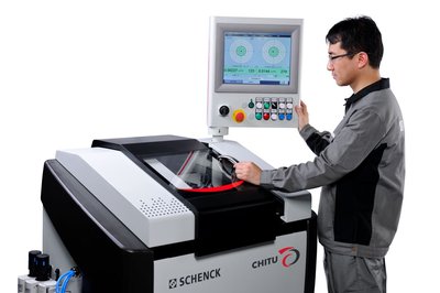 上海申克机械最新款涡轮平衡机CHITU在法兰克福汽配展首秀