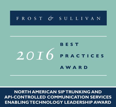 Frost & Sullivan Honors Flowroute with Enabling Technology Award for its Communications Platform for SaaS Offerings