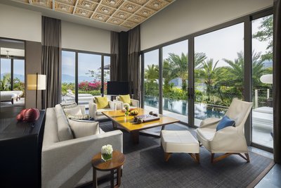 Ocean View Villa Living Room