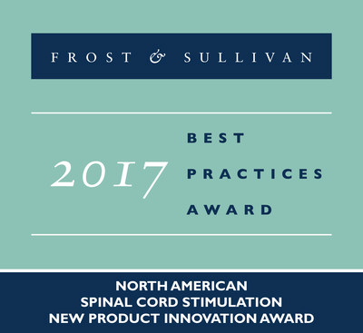 Frost & Sullivan Recognizes Nuvectra's Pioneering Spinal Cord Stimulation Product for Chronic Pain Management