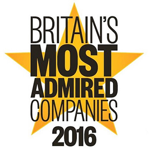 英国豪迈跻身“2016年度英国最受尊敬的公司”之一
