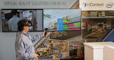 基于英特尔技术的InContext零售业虚拟现实解决方案，英特尔技术将变革购物体验