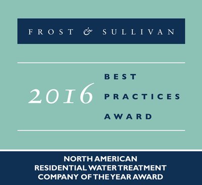 Frost & Sullivan Names Aquasana, Inc. North American Company of the Year for Residential Water Treatment