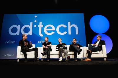 Panelists were bring storming on the stage at the last edition of ad:tech