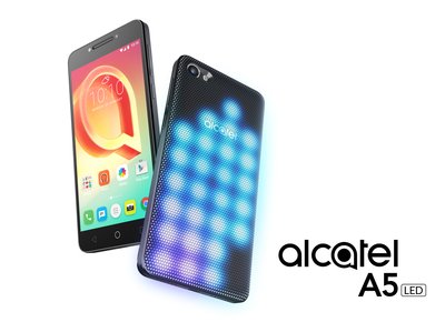 Alcatel Launches A5 LED, the World's First Interactive LED-covered Smartphone