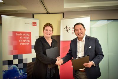 Helen Brand, Chief Executive of ACCA and Evan Law, Chief Executive of SAC signed an MOU to promote thought-leadership and professional development as strategic partners in the Accountancy Sector of Singapore