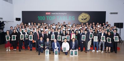 Launch of “100 Top Tables 2017 - A CEO’s Dining Guide” (5th edition), published by South China Morning Post, garners HK & Macau’s top restaurateurs and chefs to celebrate and receive certificates of recognition.