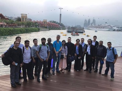 Visit by Sustainable Energy Association Trainees and IEA-OES Island Workshop Participants hosted by Nanyang Technological University on March 6, 2017