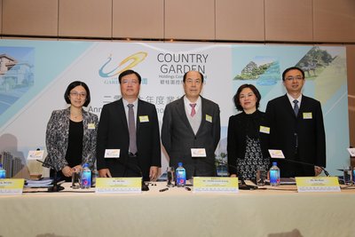 Country Garden Reports Doubling of Stock Price and Sales for 2016