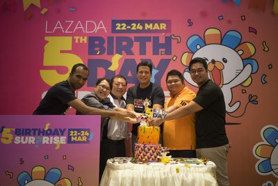 Lazada Malaysia celebrating its 5th birthday with partners