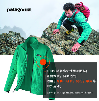 Patagonia Nano-Air 发布新款 为高强度运动定制最佳体感