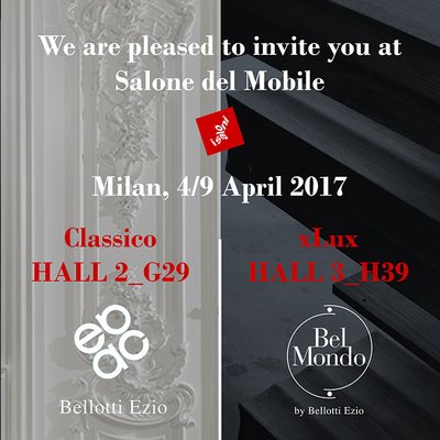 拜洛迪-埃奇奥Bellotti Ezio家具米兰国际家具展邀请函