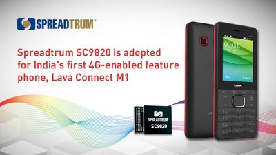 Spreadtrum SC9820 is adopted for Lava Connect M1