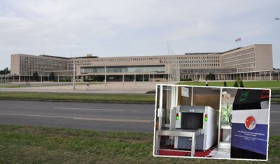 塞尔维亚政府大楼及安装在大楼内的同方威视安检设备