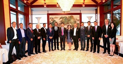 全棉时代总经理李建全与12家国际母婴品牌领导人及京东CEO刘强东会晤