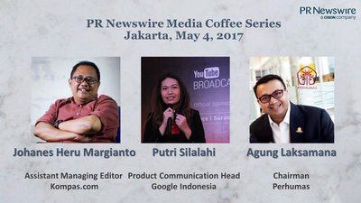 PR Newswire to Lead Discussion on the Challenges and Opportunities of Digital Journalism at Indonesia Media Coffee