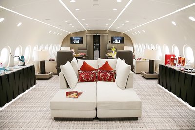 Dream Jet’s customized cabin