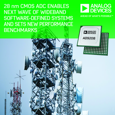 ADI推出28奈米CMOS類比數位轉換器