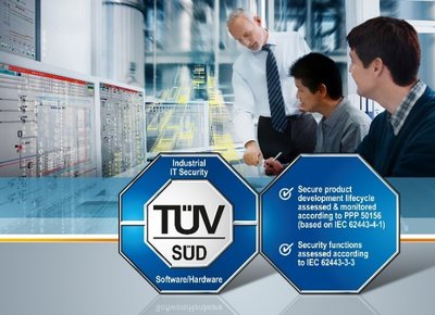TUV南德授予西门子全球首张IEC 62443工业信息安全TUV证书