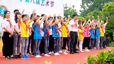 Care for Children's Physical and Mental Health, Nestle and Zhuwa Primary School Jointly Held the 8th Art Festival