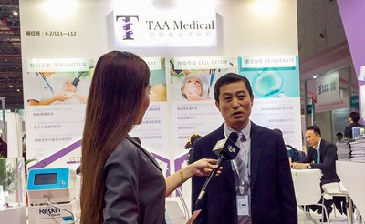 CCTV《追溯》栏目记者采访TAA Medical机构创始人吕英良